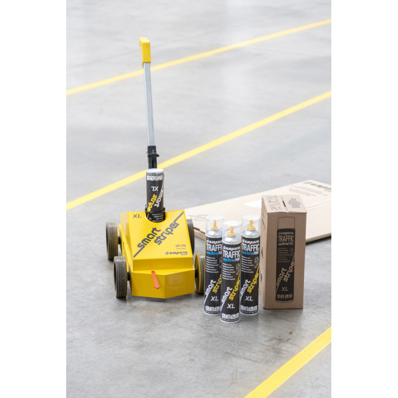 bodenmarkierungsgeraet-smart-striper-Komplettpaket Auf Wunsch auch im Set mit Farbe nach Wahl