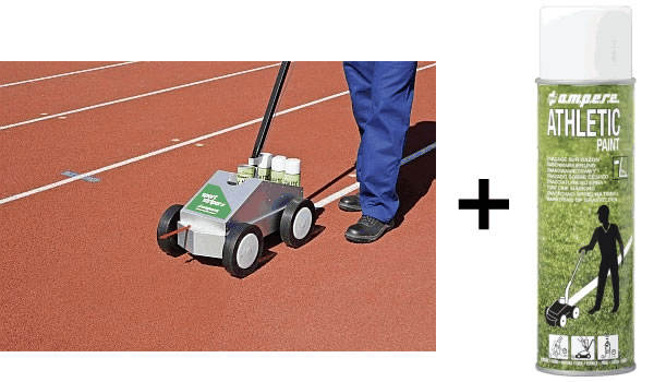 Athletic Athletic Paint® Starterpaket (Gerät + 3 Karton (a 12 Dosen) Sprühkreide Athletic Paint®