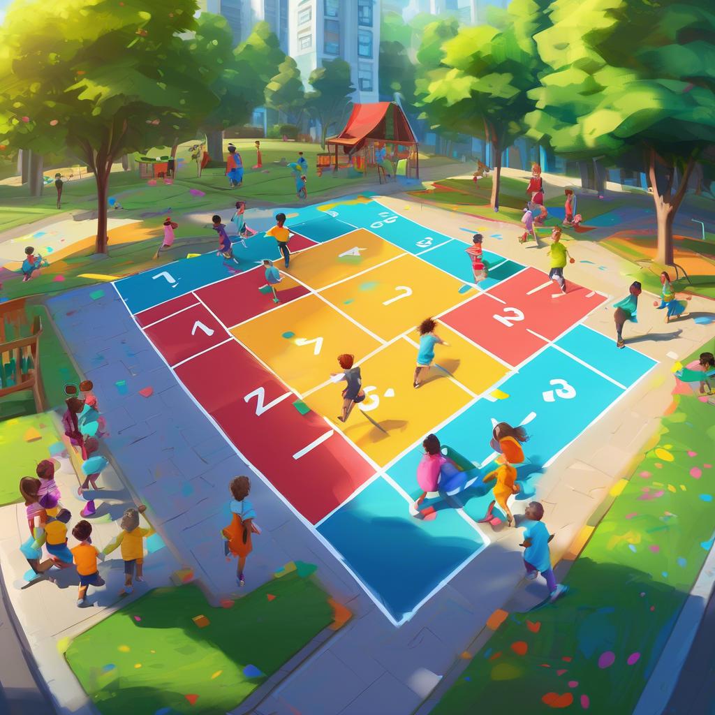 Schulhofmarkierung Paket L schulhofmarkierung