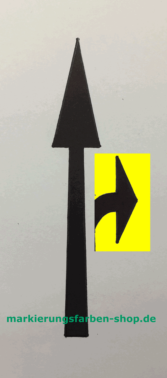 zusatzpfeil-rechts-zum-geradeaus-pfeil-aus-thermoplastik