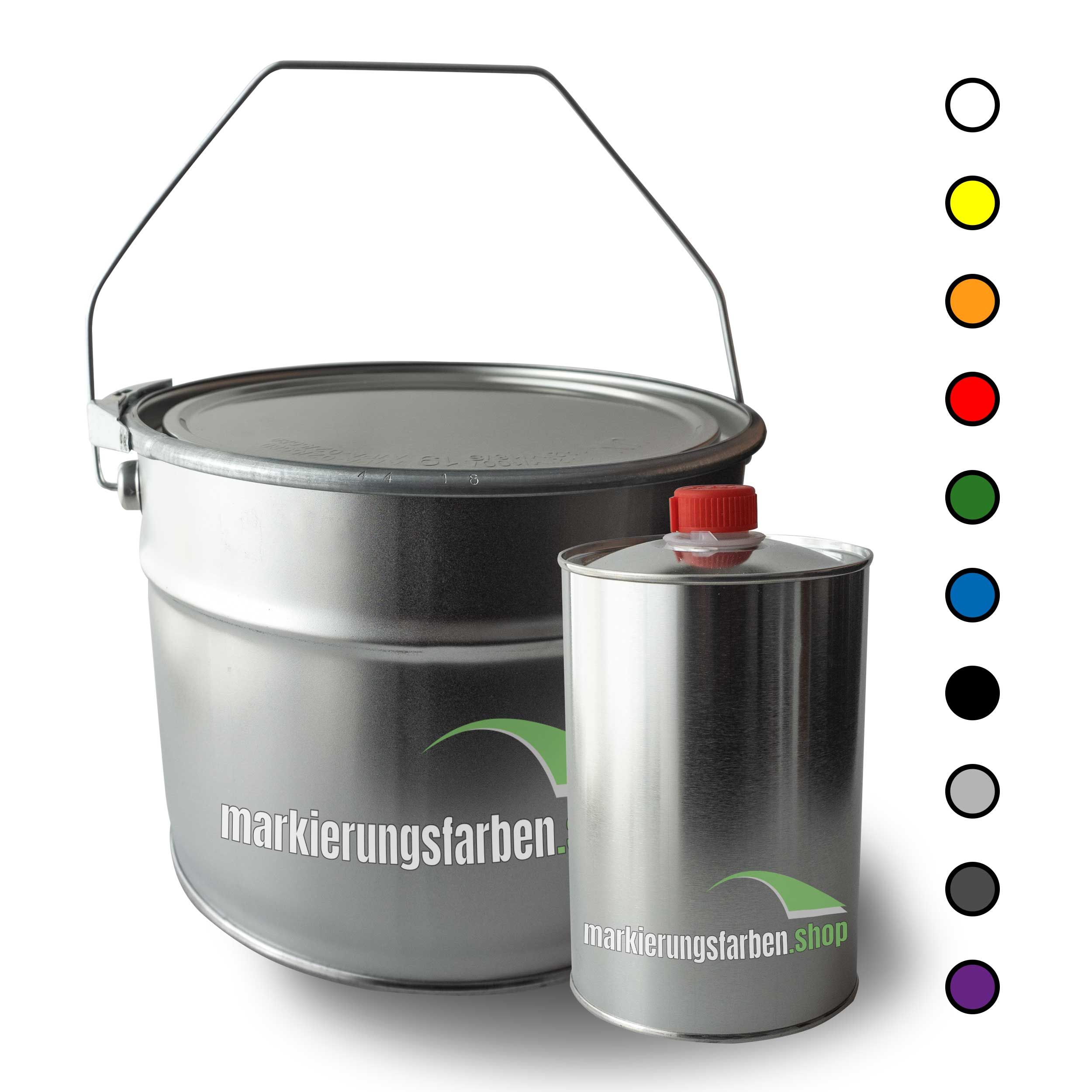 K-809-inkl-H-rter Markierungsfarbe  2K inkl. Härter weiss K 809 airless