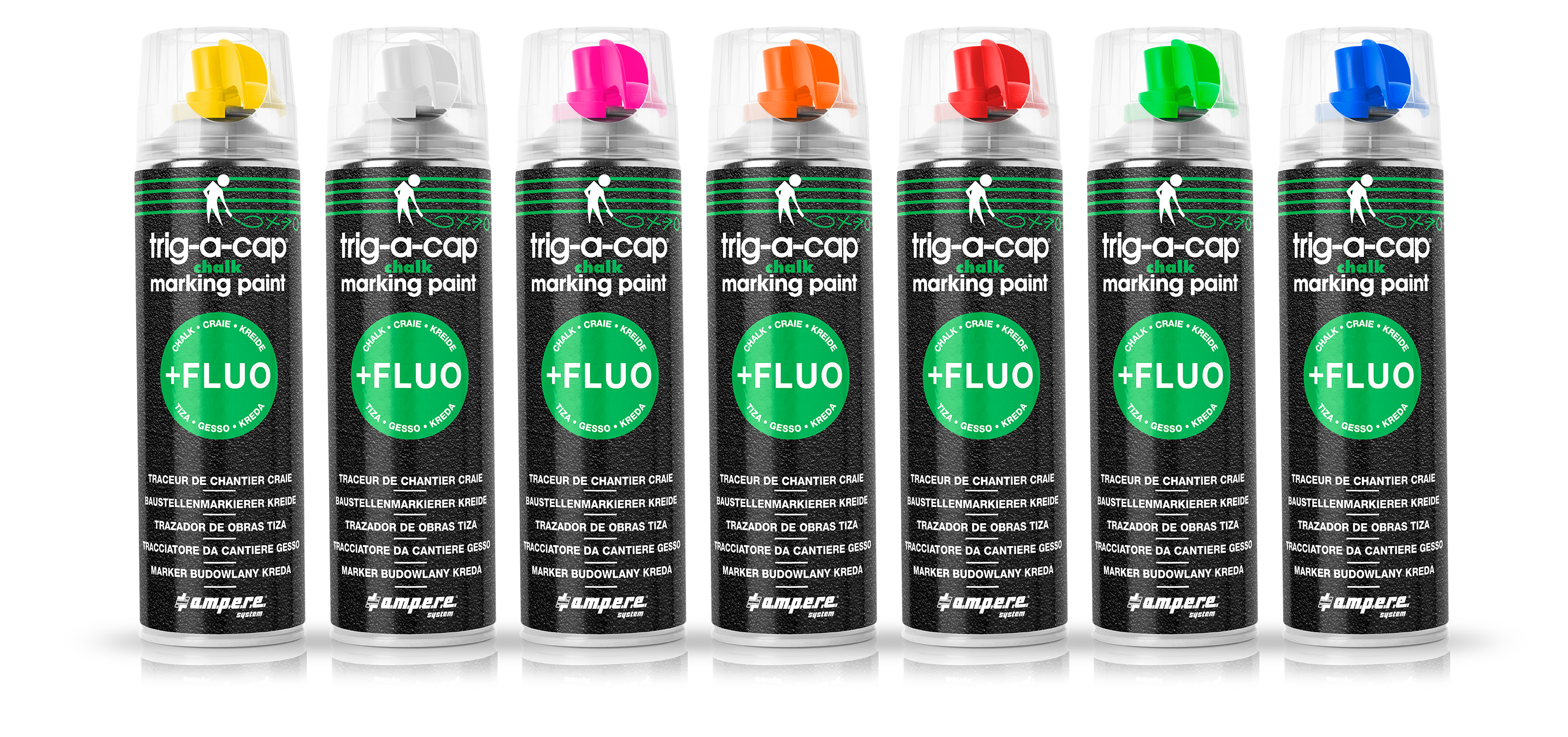 Kreidespray trig a cap ® chalk   12 Dosen im Karton Kreidespray trig a cap ® chalk   12 Dosen im Karton